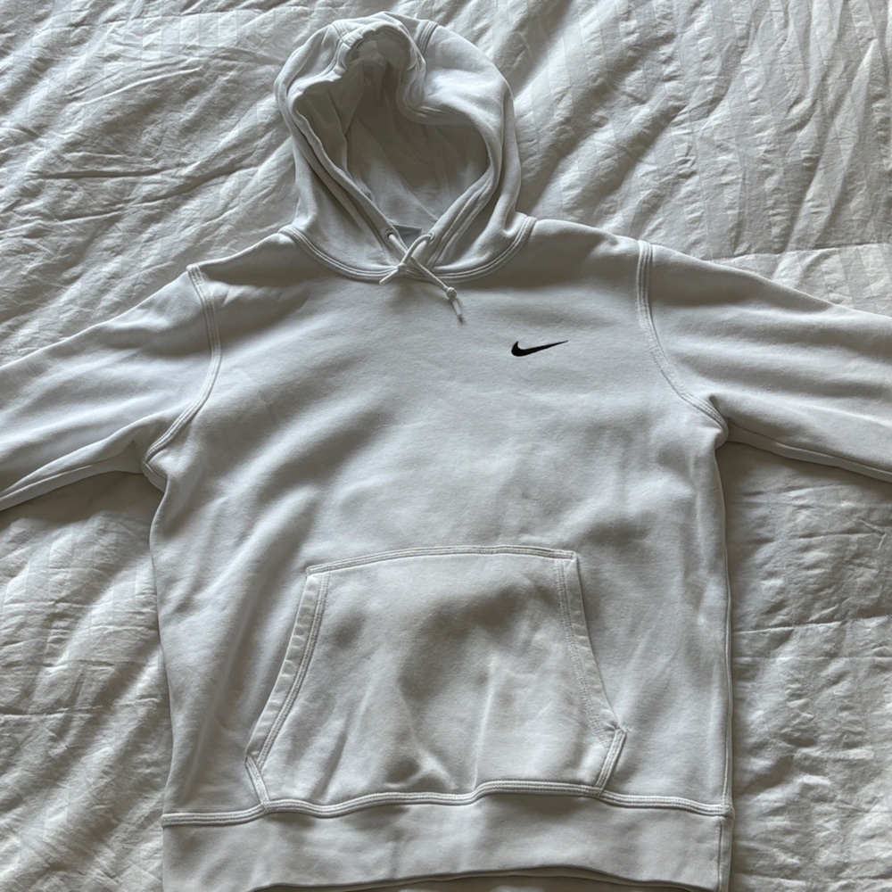 Nike Classic White Pullover Hoodie